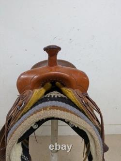 2-1351 14 inch Used McCall Mclite Western All Around Saddle Regular Tree