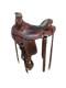 2-1356 16 Inch Used Mccall Mclite Western Woodpost All Around Saddle Wide Tree