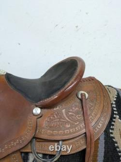 2-1359 15.5 inch Used Rockin' R Western Trail Saddle