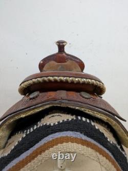 2-1372 15 inch Used Circle Y Western All Around Roping Saddle Regular Tree