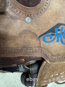 2-1385 14 inch Used Corriente Western Trophy Barrel Saddle