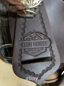 2-1389 15.5 Used Circle Y High Horse Arrow Creek Western Trail Saddle X-Wide