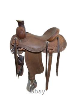 2-1390 16 inch Used Courts Saddlery Western Ranch Colt Starter Saddle