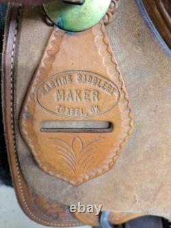 2-1398 15 inch Used Martin Saddlery Western Ranch Saddle
