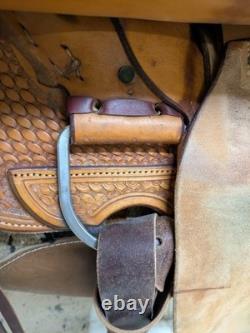 2-1398 15 inch Used Martin Saddlery Western Ranch Saddle