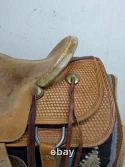 2-1398 15 inch Used Martin Saddlery Western Ranch Saddle