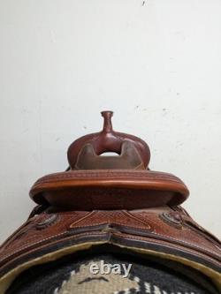 2-1401 15 inch Used Scott Thomas Western Ranch Cutting Saddle