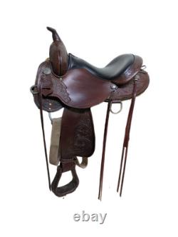 2-1403 15 inch Used Circle Y High Horse Western Trail Saddle Mequite W-Tree