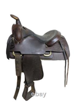 2-1406 15 inch Used Circle Y Cow Country Western Pleasure Saddle