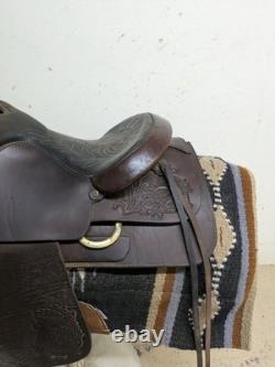 2-1406 15 inch Used Circle Y Cow Country Western Pleasure Saddle