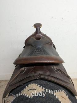 2-1406 15 inch Used Circle Y Cow Country Western Pleasure Saddle