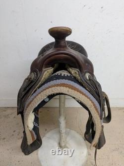2-1406 15 inch Used Circle Y Cow Country Western Pleasure Saddle