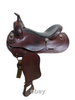 2-1407 16 inch Used Courts Saddlery Western Trail Saddle 97001B