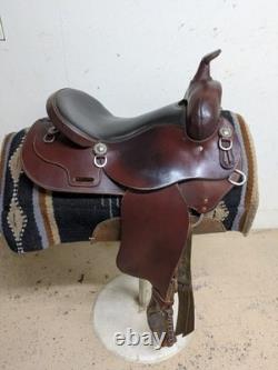 2-1407 16 inch Used Courts Saddlery Western Trail Saddle 97001B