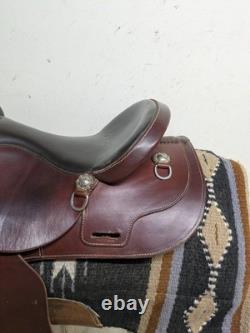 2-1407 16 inch Used Courts Saddlery Western Trail Saddle 97001B