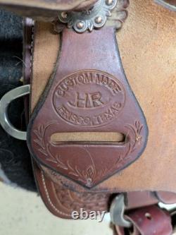 2-1417 15 inch Used HR Saddlery Western Ranch Cutting Saddle