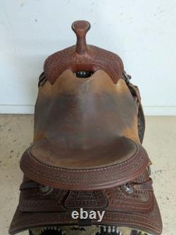 2-1417 15 inch Used HR Saddlery Western Ranch Cutting Saddle