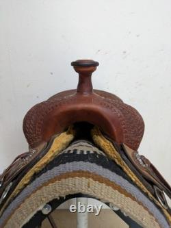 2-1417 15 inch Used HR Saddlery Western Ranch Cutting Saddle