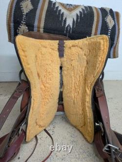 2-1417 15 inch Used HR Saddlery Western Ranch Cutting Saddle