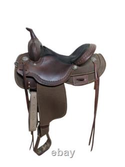 2-1421 15 Used Circle Y High Horse Western Willow Springs Trail Saddle X-Wide
