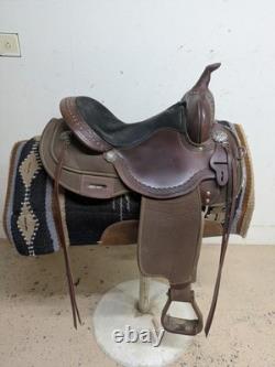 2-1421 15 Used Circle Y High Horse Western Willow Springs Trail Saddle X-Wide