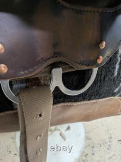 2-1421 15 Used Circle Y High Horse Western Willow Springs Trail Saddle X-Wide