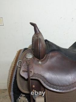 2-1421 15 Used Circle Y High Horse Western Willow Springs Trail Saddle X-Wide