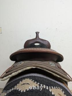2-1421 15 Used Circle Y High Horse Western Willow Springs Trail Saddle X-Wide