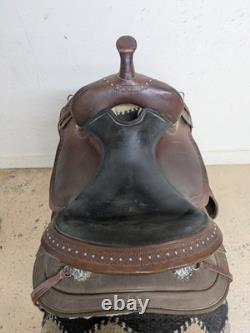 2-1421 15 Used Circle Y High Horse Western Willow Springs Trail Saddle X-Wide