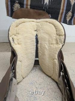 2-1421 15 Used Circle Y High Horse Western Willow Springs Trail Saddle X-Wide