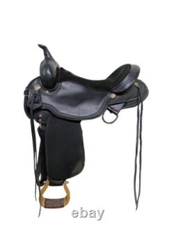 2-1431 17 inch Used Circle Y High Horse Western Daisetta Trail Saddle Reg. Tree