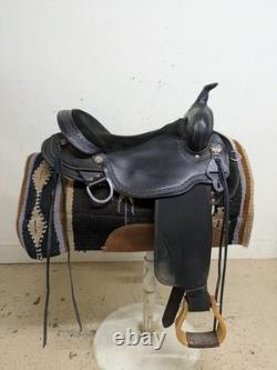 2-1431 17 inch Used Circle Y High Horse Western Daisetta Trail Saddle Reg. Tree