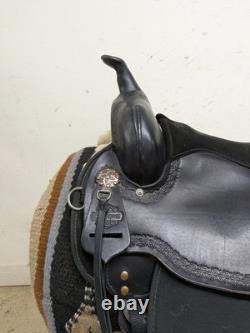 2-1431 17 inch Used Circle Y High Horse Western Daisetta Trail Saddle Reg. Tree