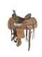2-1475 14 Inch Used Jeff Smith Cowboy Collection Western Team Roping Saddle