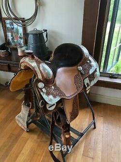 2011 Original Billy Cook Western Show Saddle USED TWICE 16 in Billycook