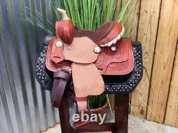 8 KING SERIES Mini Miniature Horse Western Barrel Saddle w Pad & Cinch