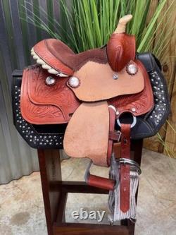 8 KING SERIES Mini Miniature Horse Western Barrel Saddle w Pad & Cinch