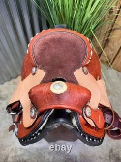 8 KING SERIES Mini Miniature Horse Western Barrel Saddle w Pad & Cinch