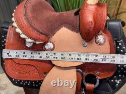 8 KING SERIES Mini Miniature Horse Western Barrel Saddle w Pad & Cinch