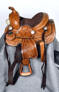 8 King Series Miniature Braden Trail Horse Saddle by Tough One KS-2638-33-8