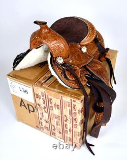 8 King Series Miniature Braden Trail Horse Saddle by Tough One KS-2638-33-8