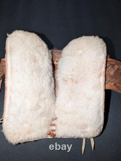 8 Mini Western Horse Saddle Handmade Tooled Leather Used Fun And Cool
