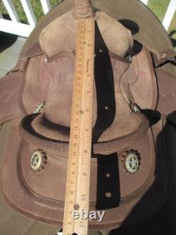 8'' tough 1 ks308 Toddler mini roughout leadline western saddle SQH BARS