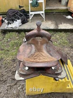 #923 15 Big Horn Western Saddle