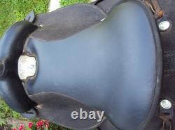 ABETTA Western Show Saddle 16.5 SILVER/Padded Seat GREAT