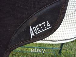 ABETTA Western Show Saddle 16.5 SILVER/Padded Seat GREAT
