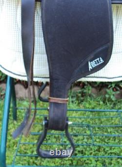 ABETTA Western Show Saddle 16.5 SILVER/Padded Seat GREAT