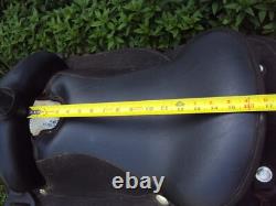 ABETTA Western Show Saddle 16.5 SILVER/Padded Seat GREAT