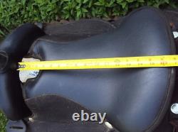ABETTA Western Show Saddle 16.5 SILVER/Padded Seat GREAT