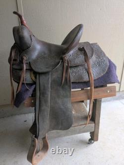 AL FURSTNOW Western High Back Saddle Vintage Collectable